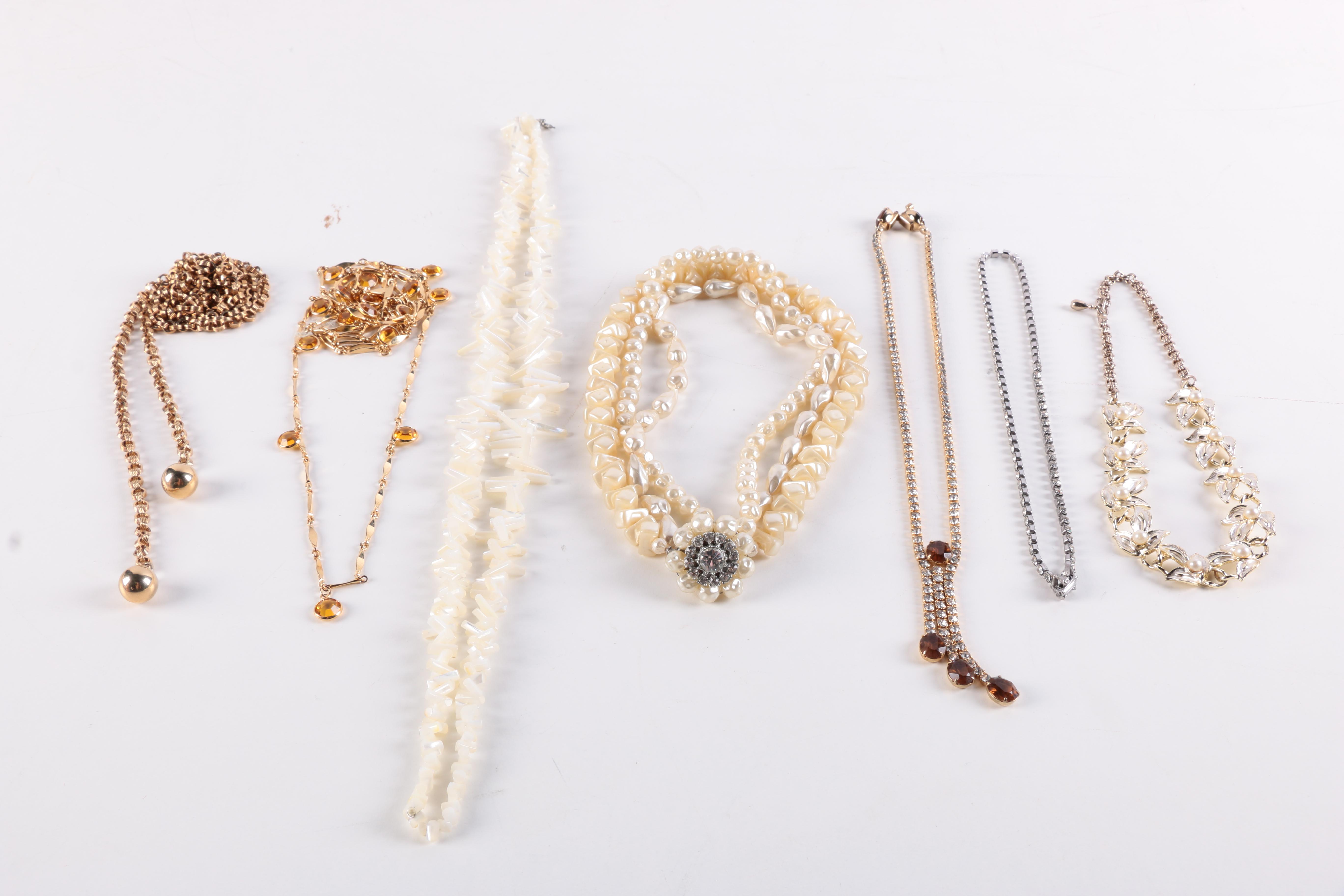 Vintage Faux Pearl Jewelry