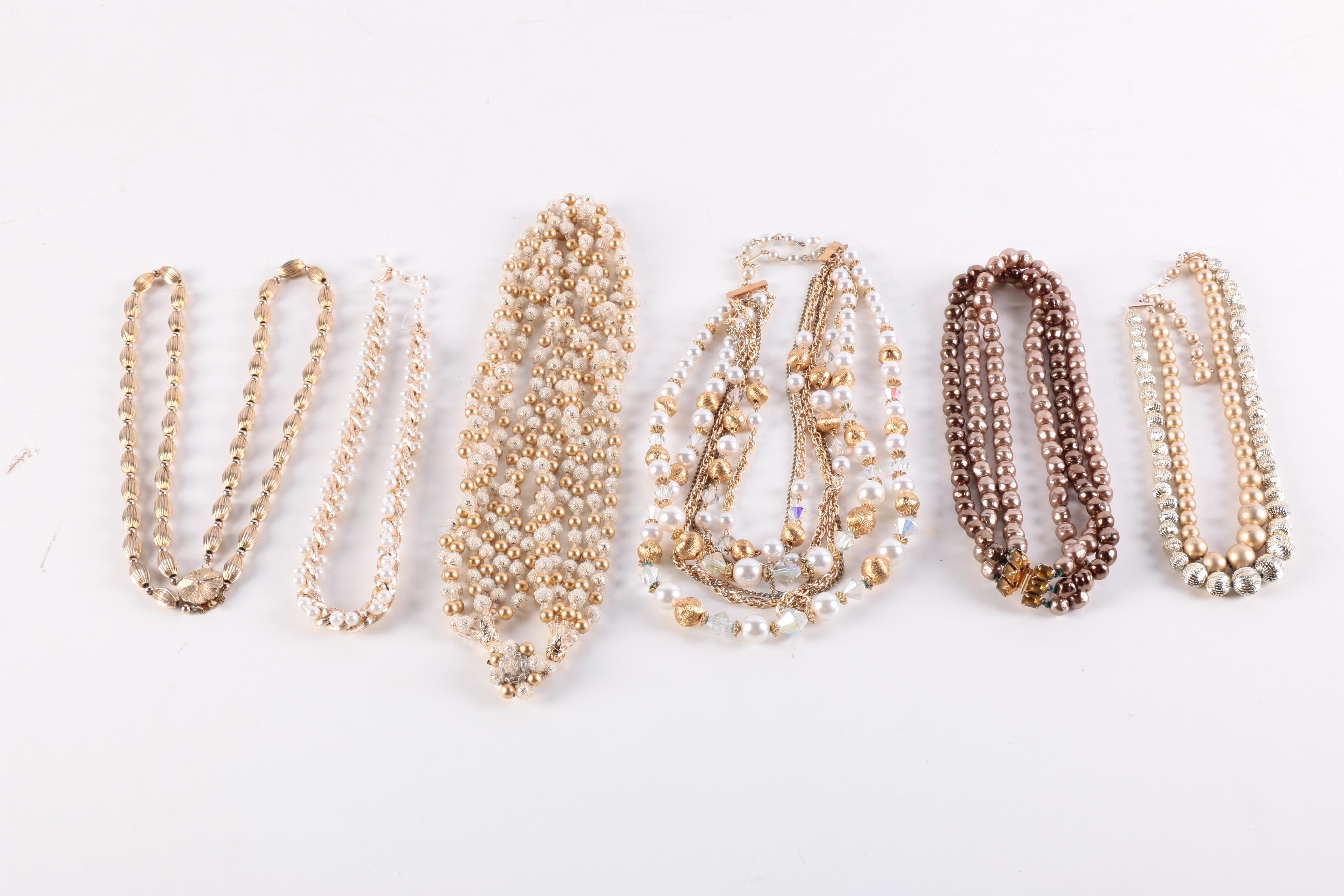 Vintage Faux Pearl Jewelry