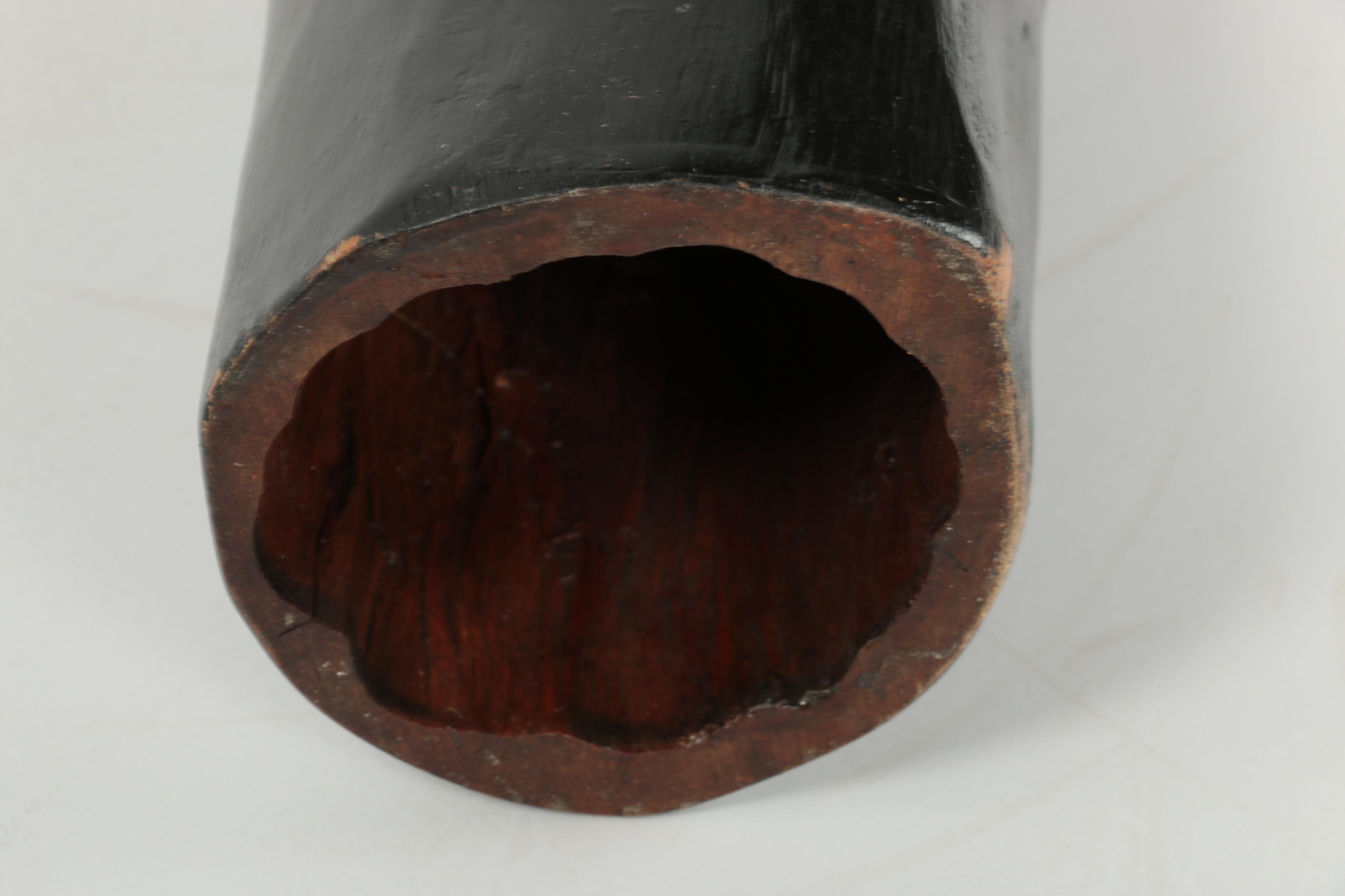 Aboriginal Style Painted Wood Walking Stick or Pole