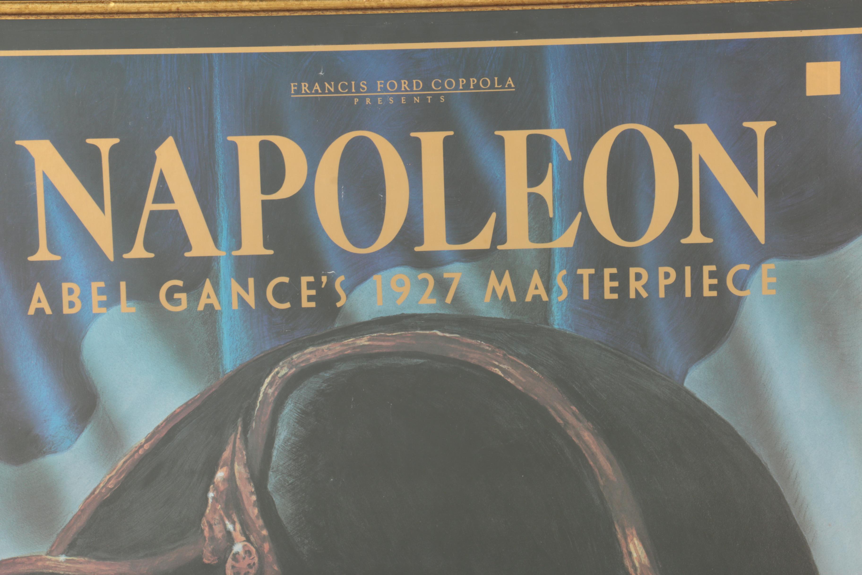 Offset Lithograph Poster for Radio City Music Hall's Performance of Abel Gance's "Napoleon"