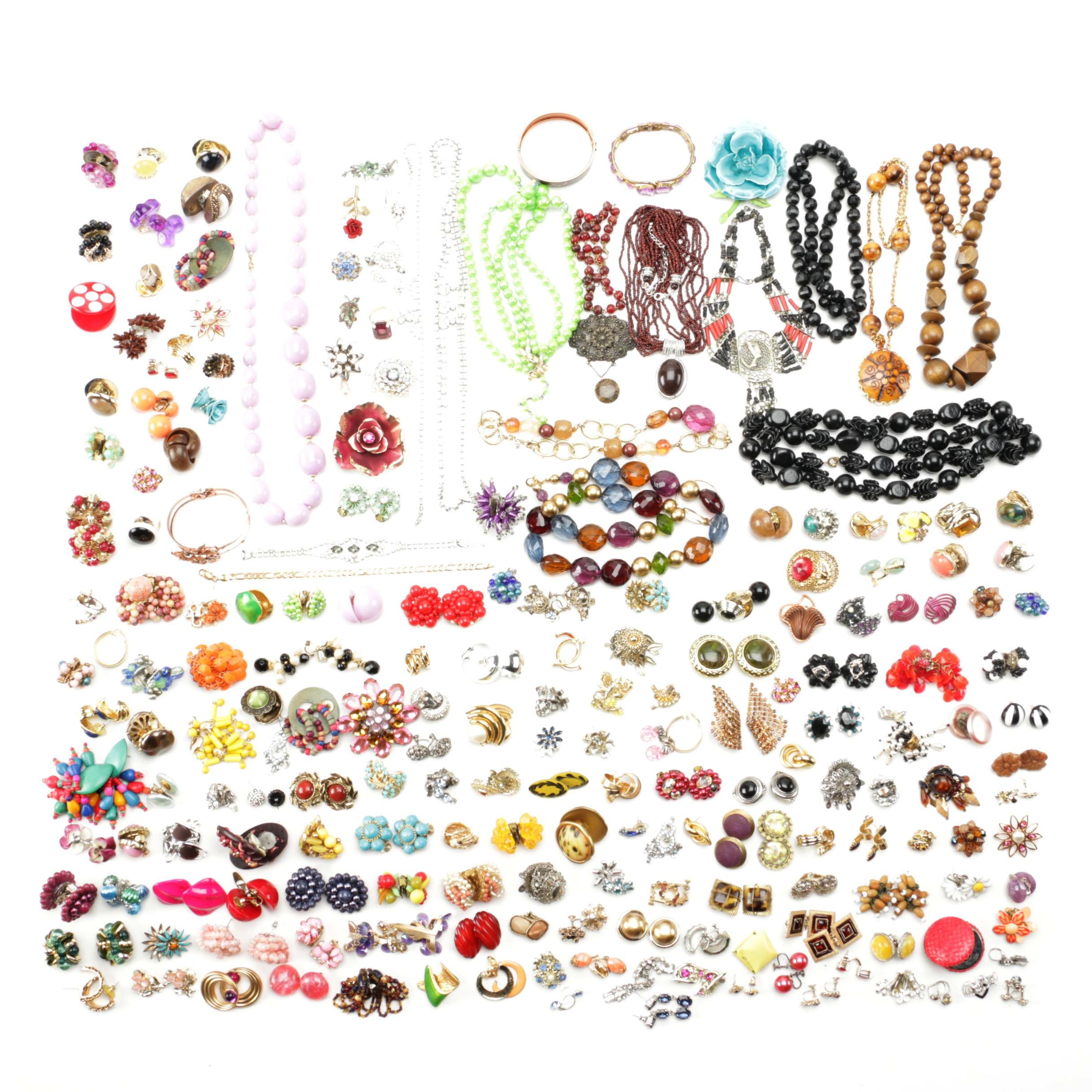 Large Selection of Costume Jewelry