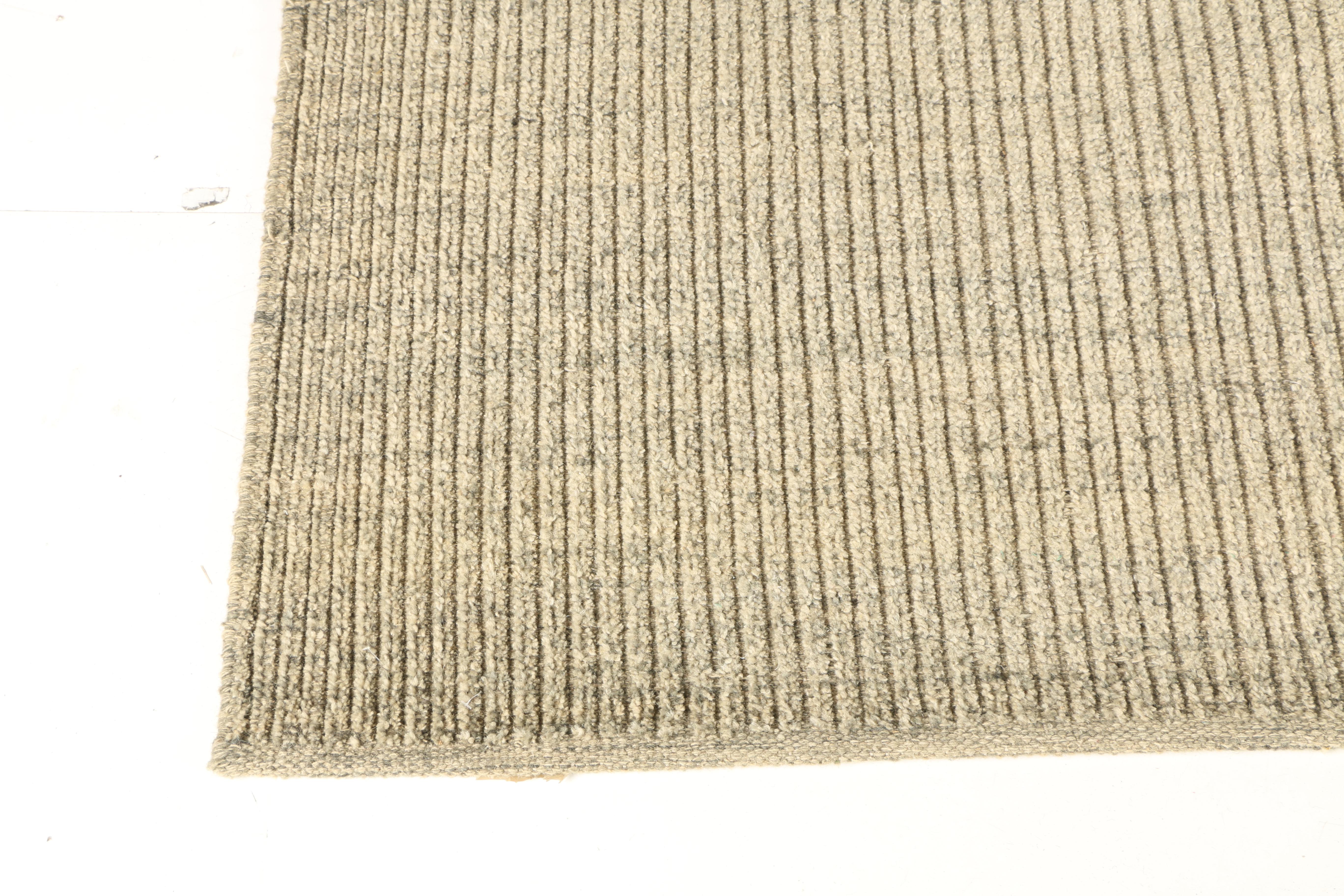 Power Loomed Indian Wool and Cotton Area Rug