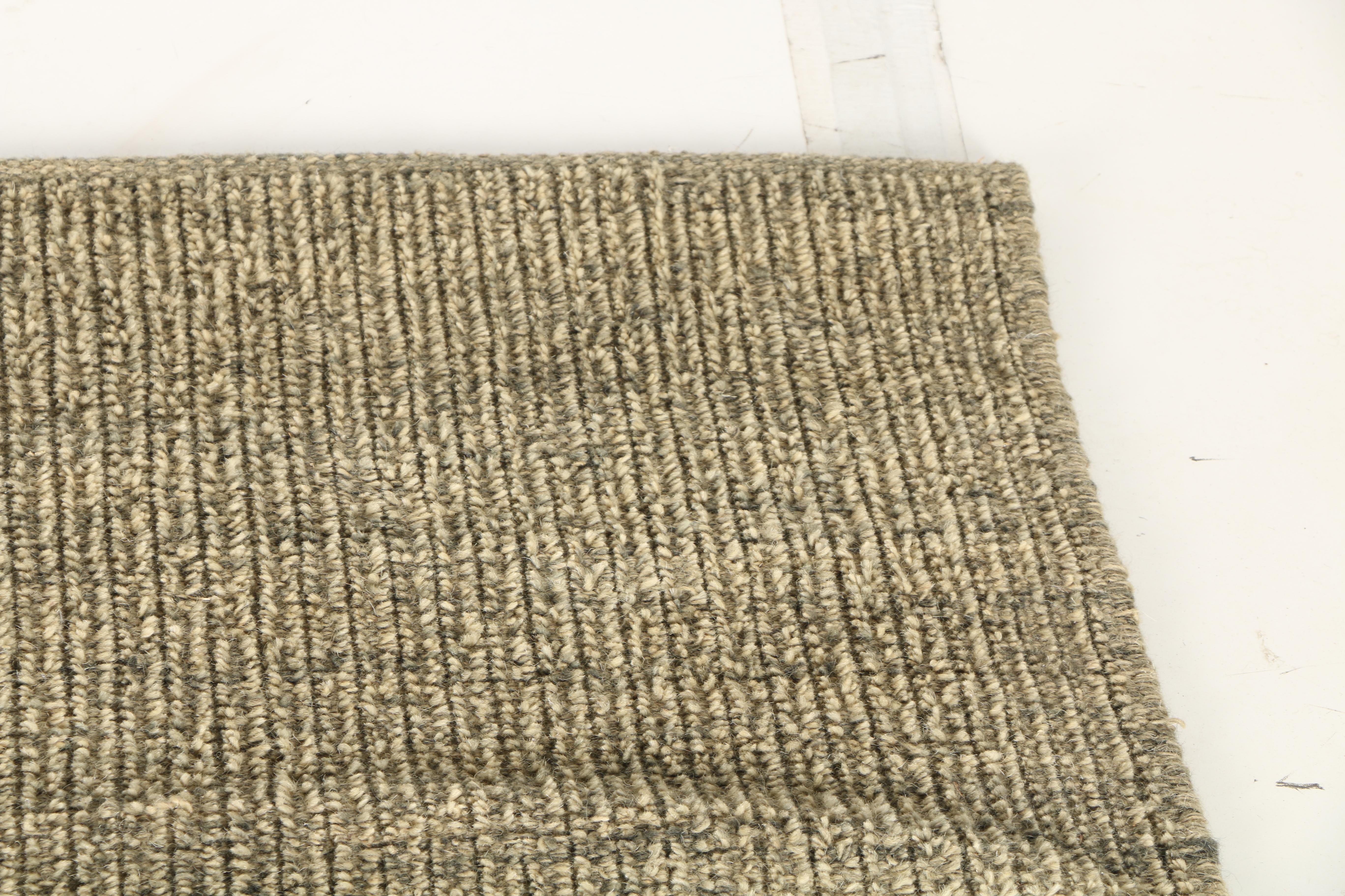 Power Loomed Indian Wool and Cotton Area Rug