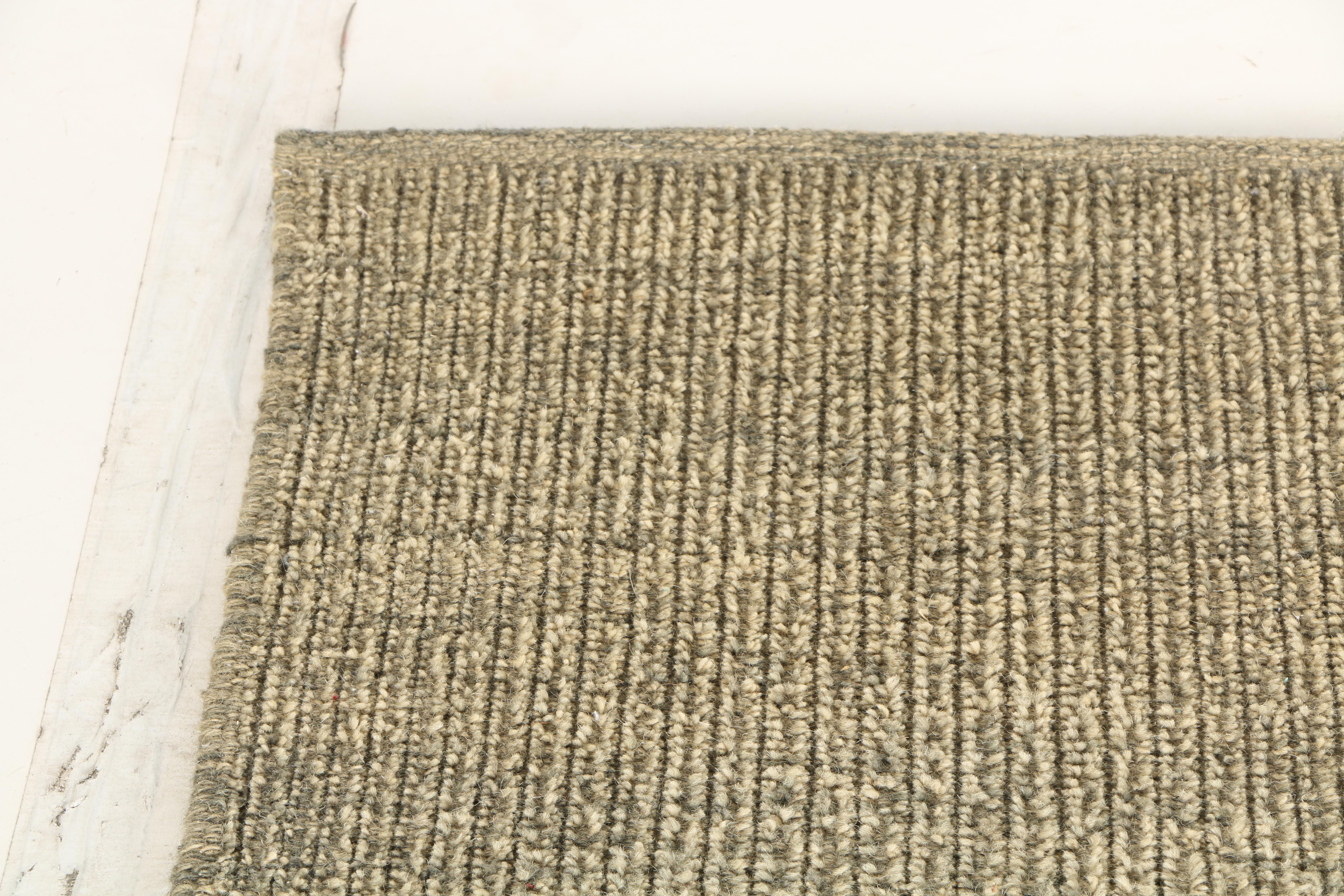 Power Loomed Indian Wool and Cotton Area Rug