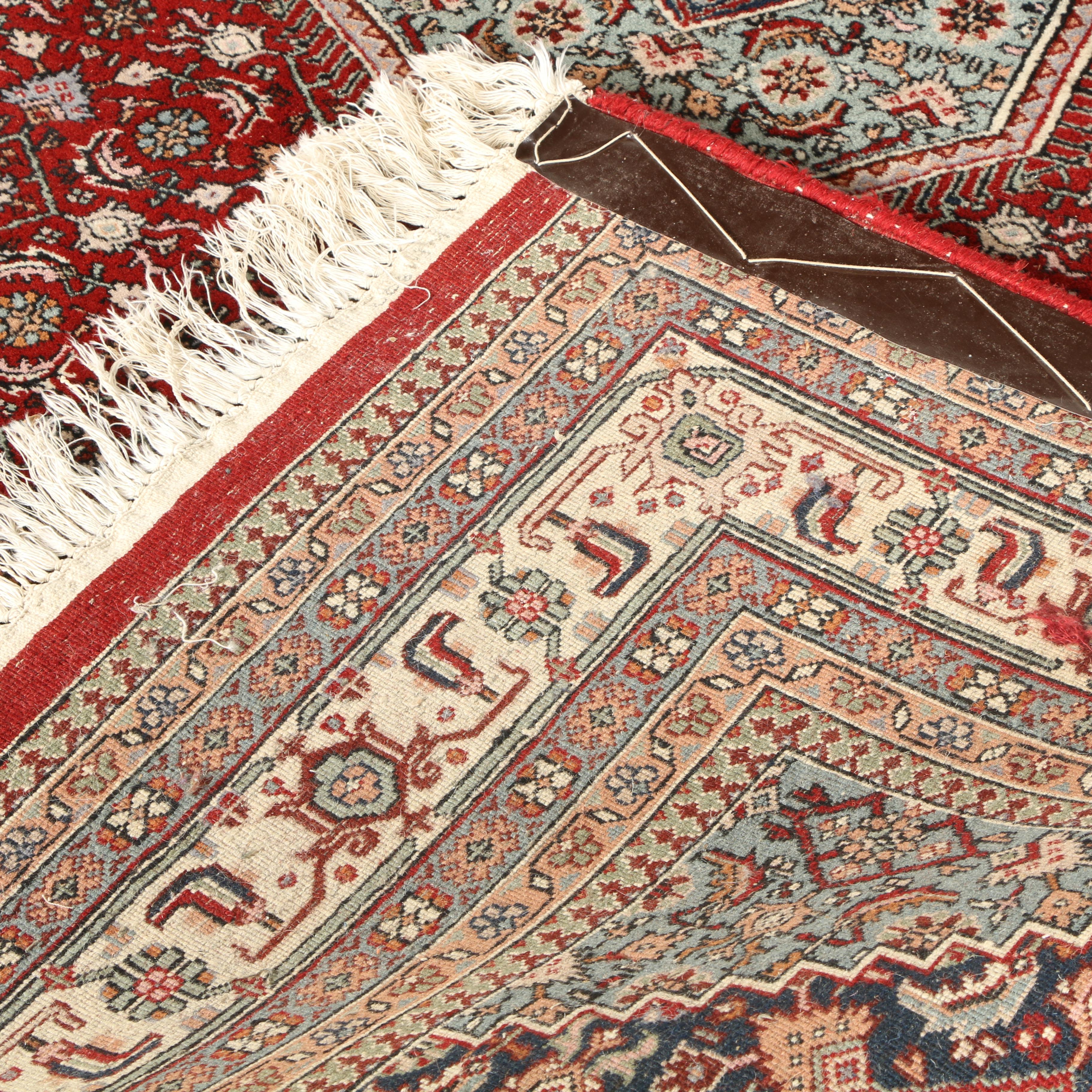 Hand-Knotted Persian Bijar Area Rug