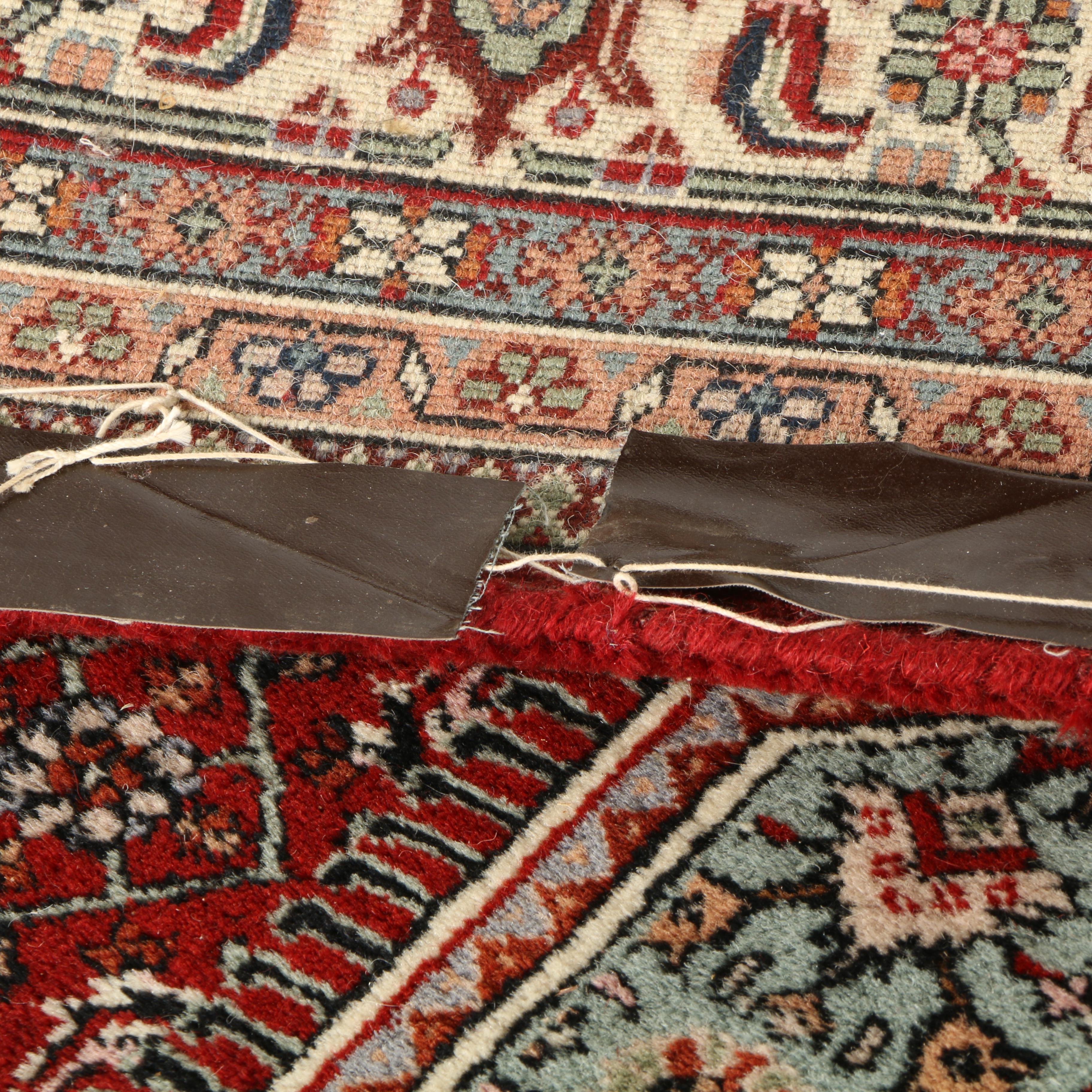 Hand-Knotted Persian Bijar Area Rug