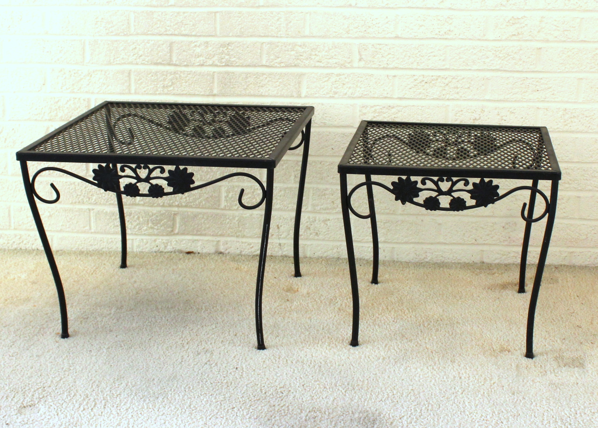 Vintage Woodard Wrought Iron Patio Furniture