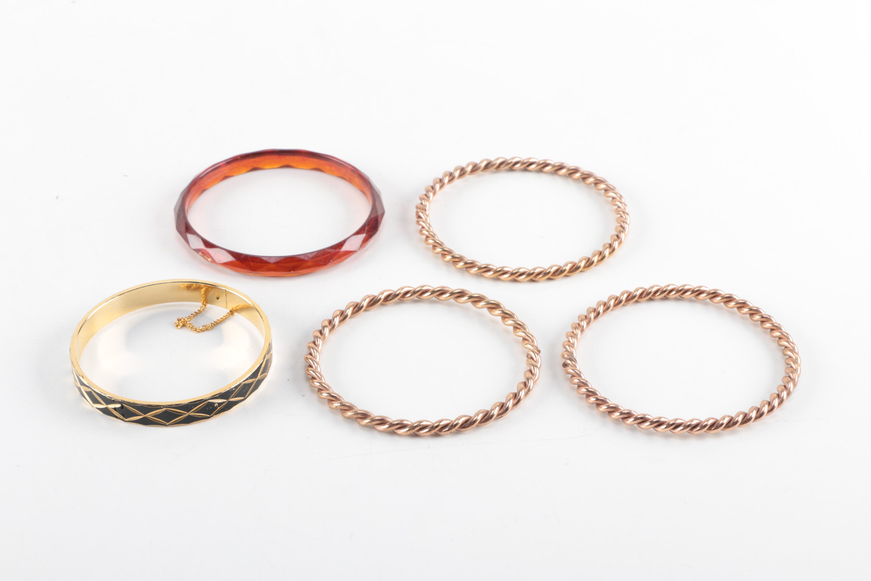 Costume Jewelry Assortment Including Vintage Pieces