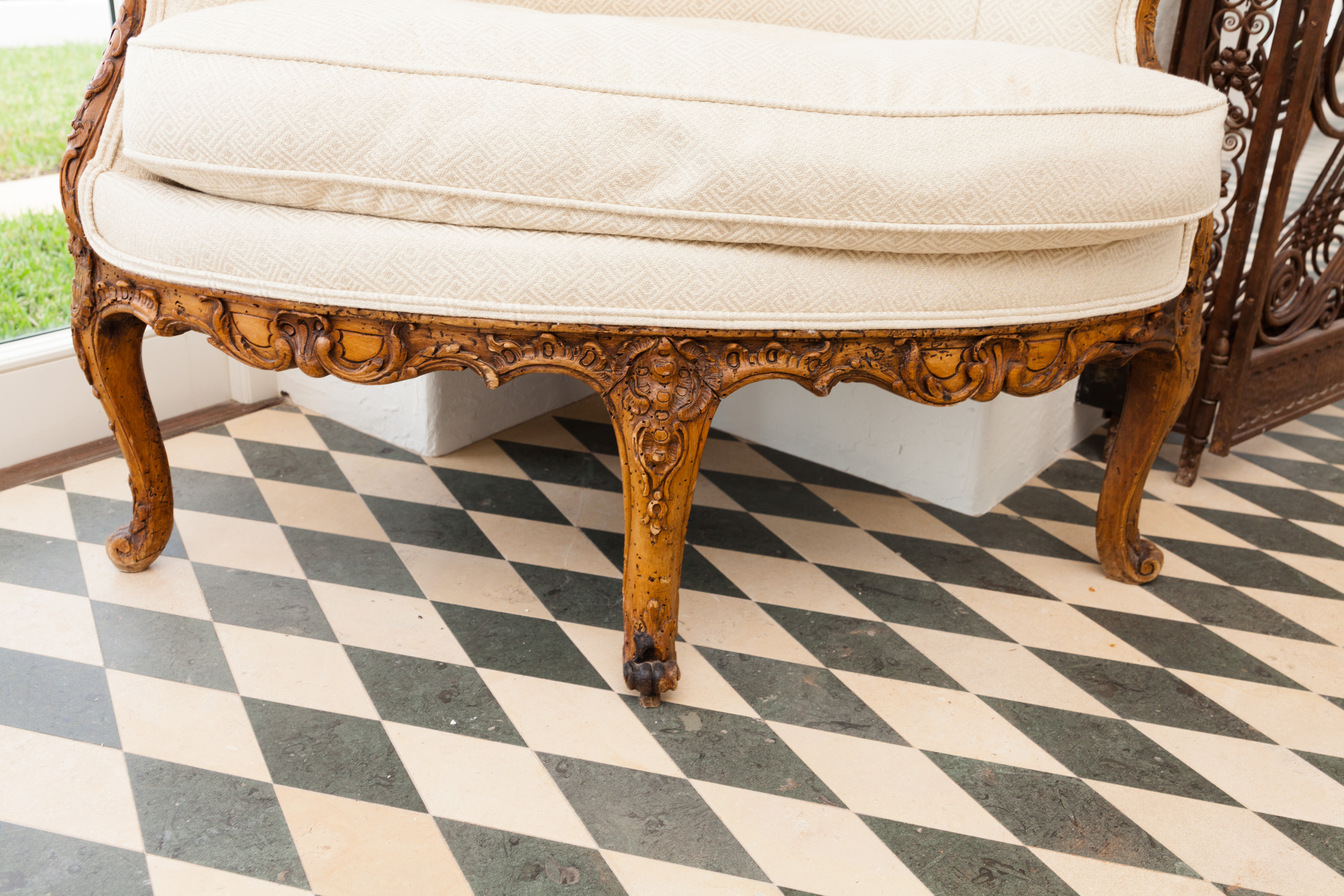 Pair of Louis XV Style Corner Chairs