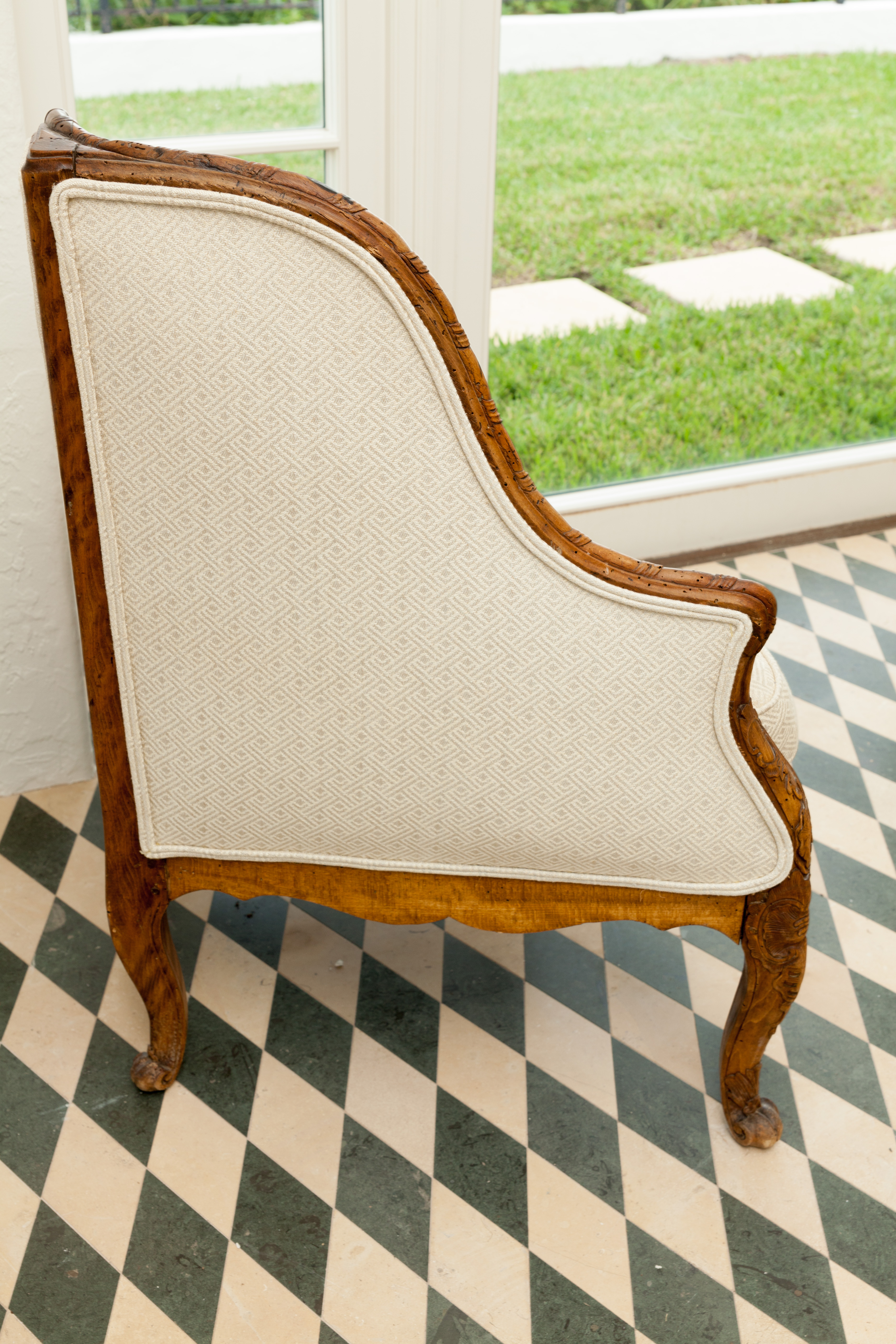 Pair of Louis XV Style Corner Chairs