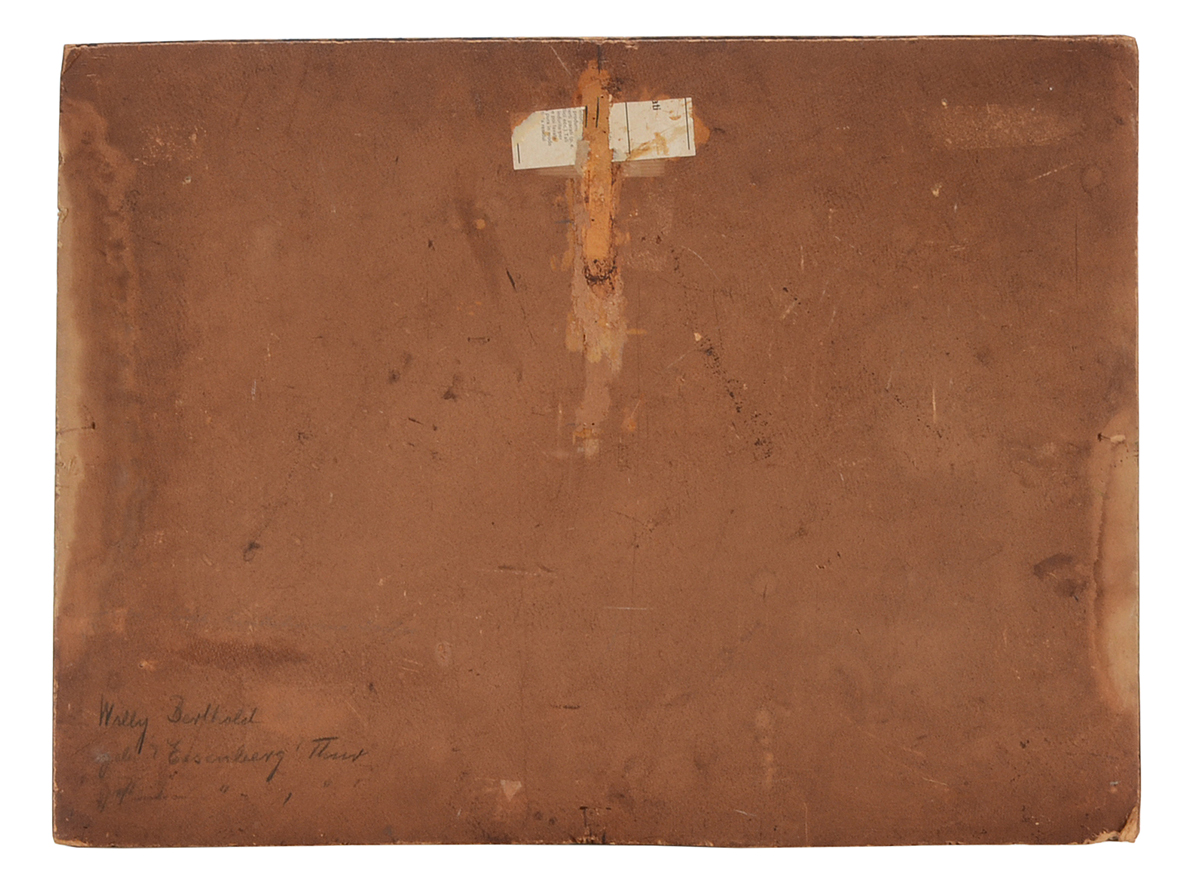 Willy Berthold Original 1909 Post-Impressionist Oil on Board