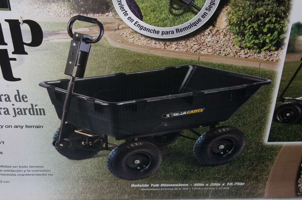 Gorilla Carts Dump Cart