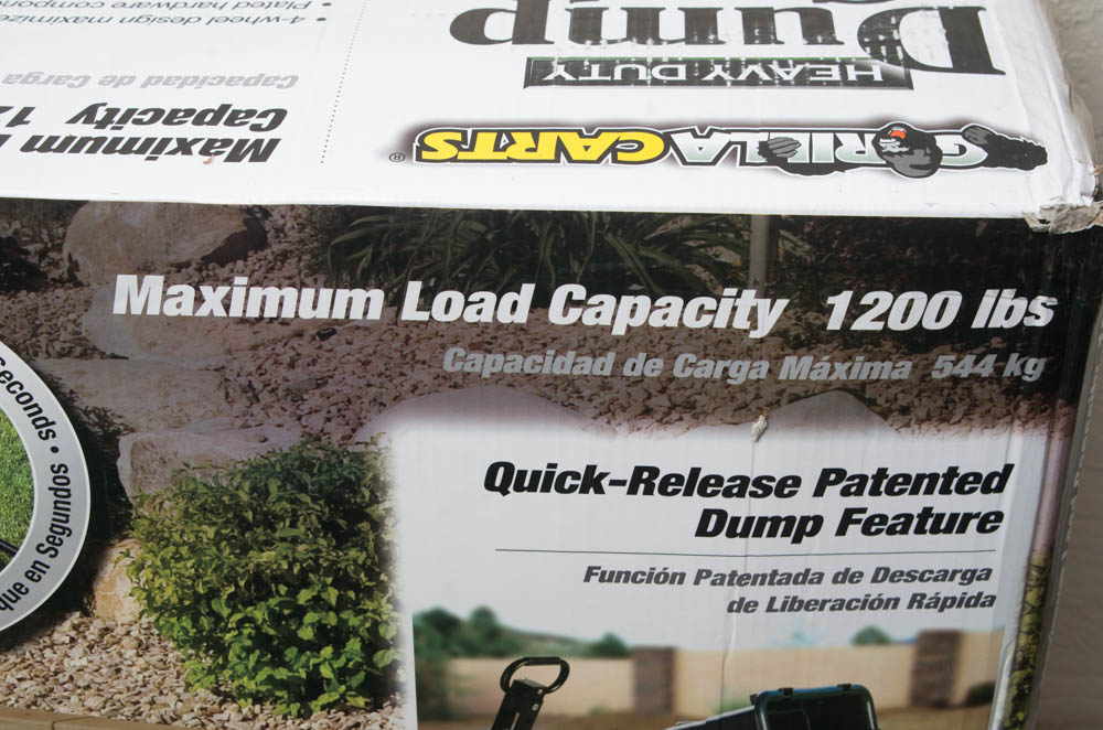 Gorilla Carts Dump Cart