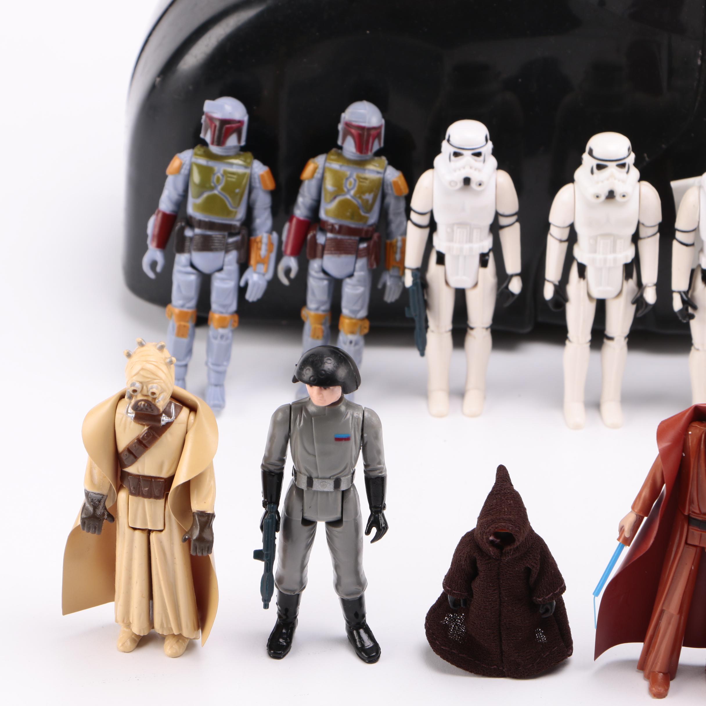 Kenner "Star Wars" Figurines and Darth Vader Storage Case