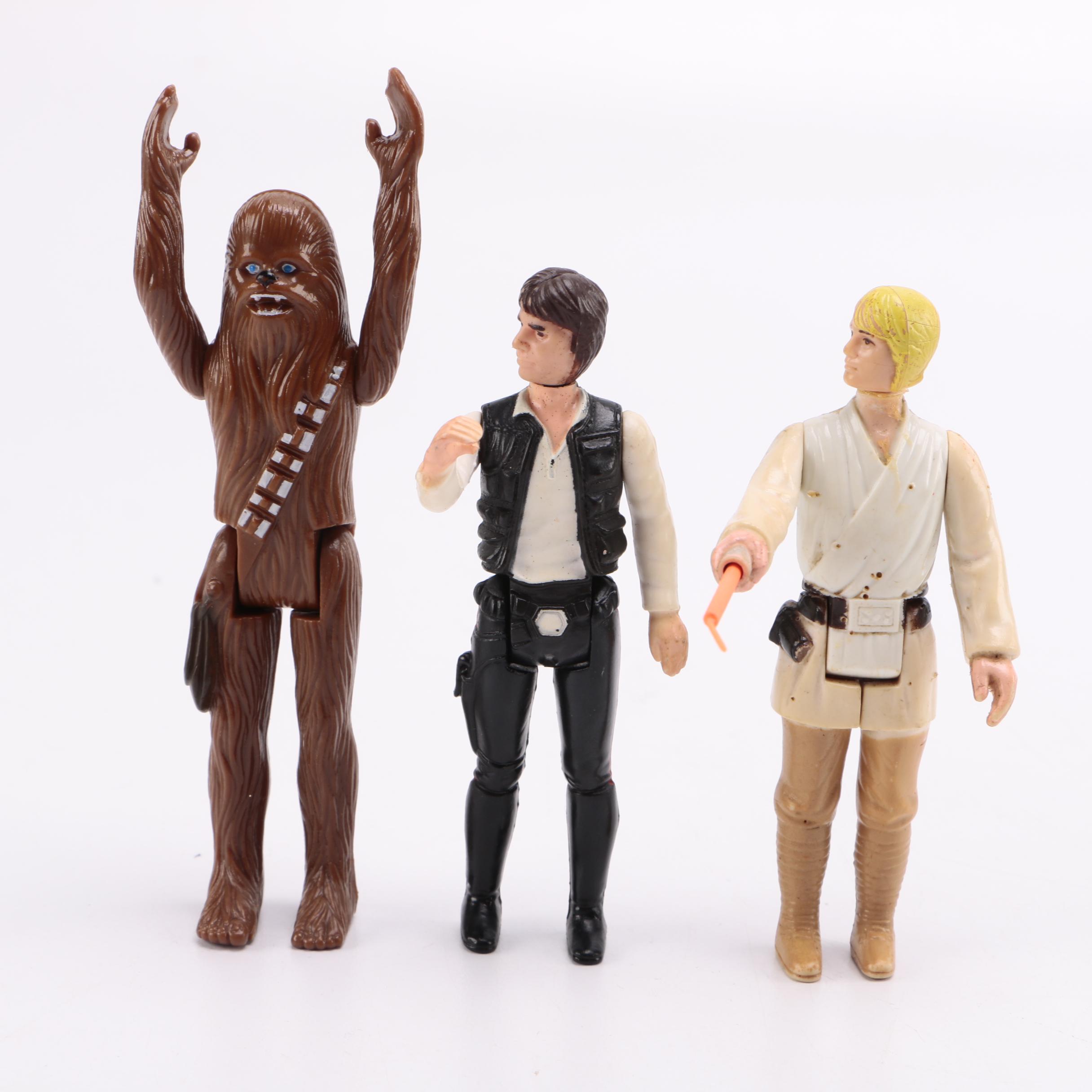 Kenner "Star Wars" Figurines and Darth Vader Storage Case