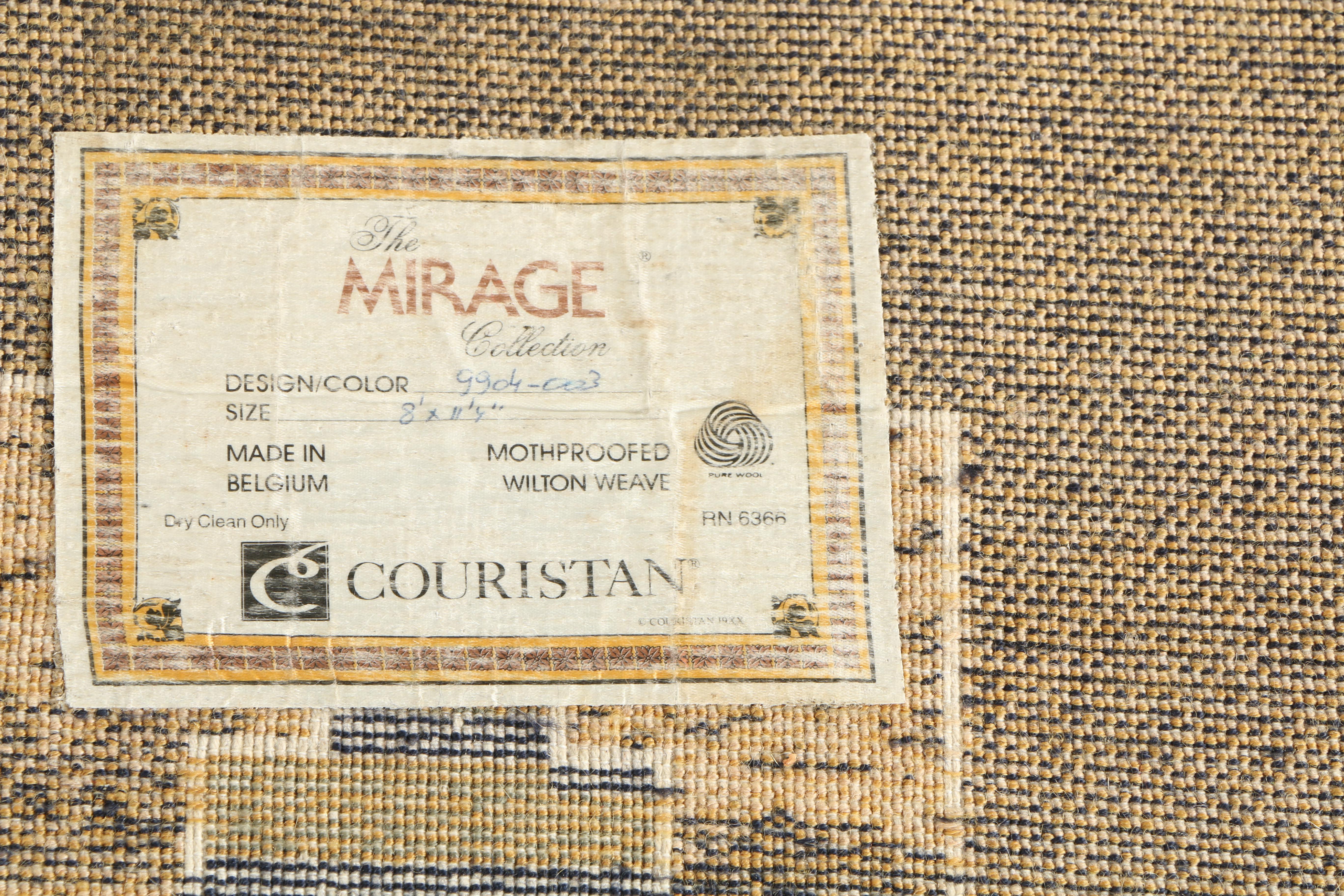 Power-Loomed Couristan "Mirage" Wool Area Rug
