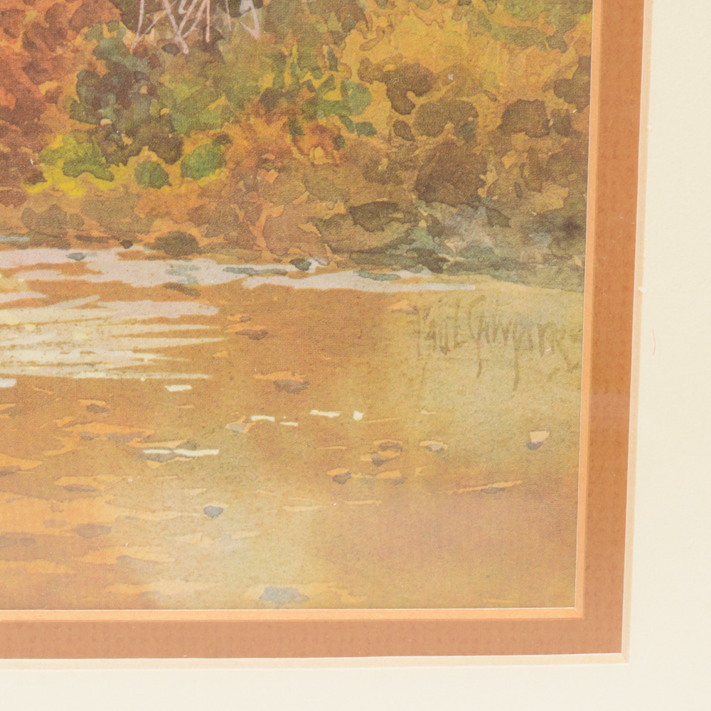 Paul Sawyier Limited Edition Offset Lithograph "Sunrise"