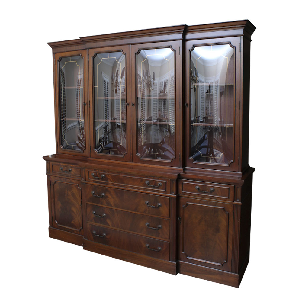 Vintage Mahogany China Cabinet