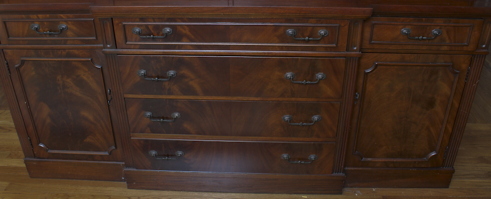Vintage Mahogany China Cabinet