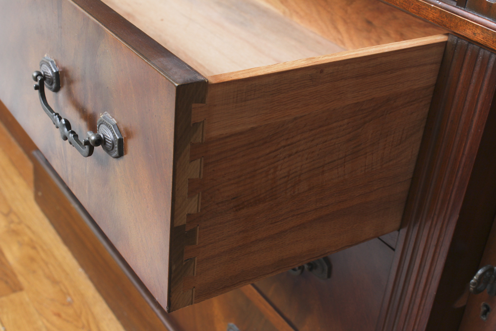 Vintage Mahogany China Cabinet
