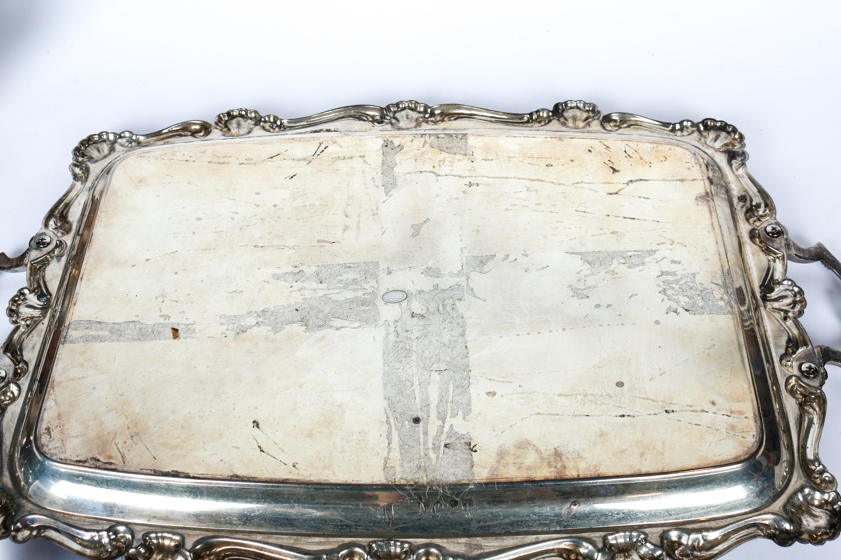 Silver Plated Tray and Tea Set