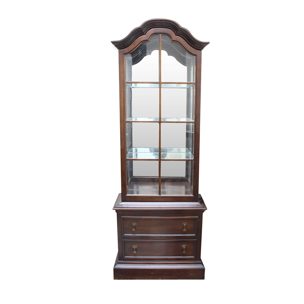 Eight-Light Glazed Curio Cabinet