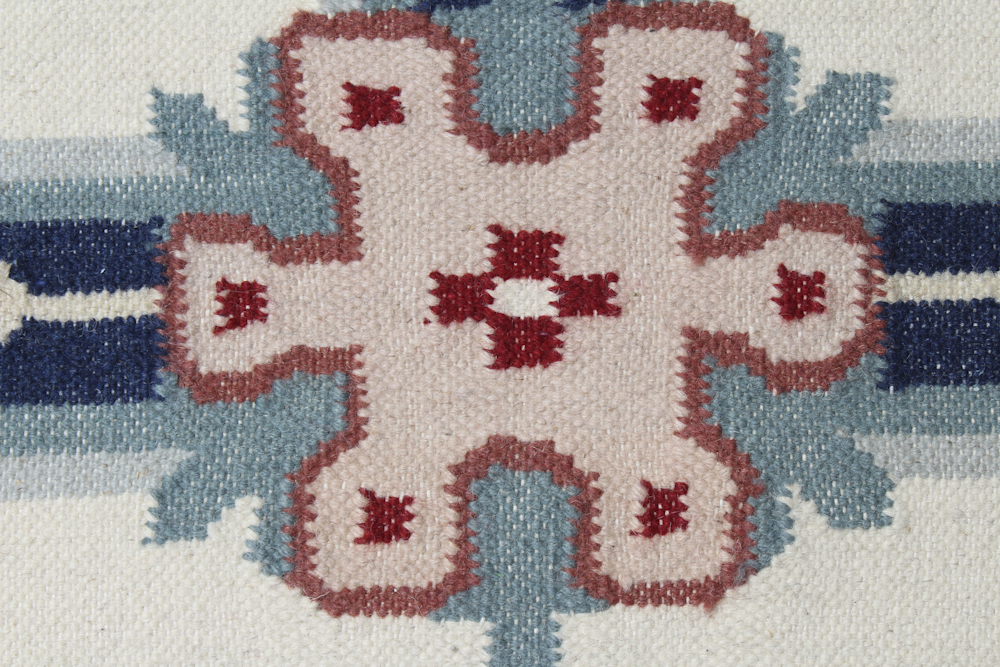 Handwoven Floral Area Rug