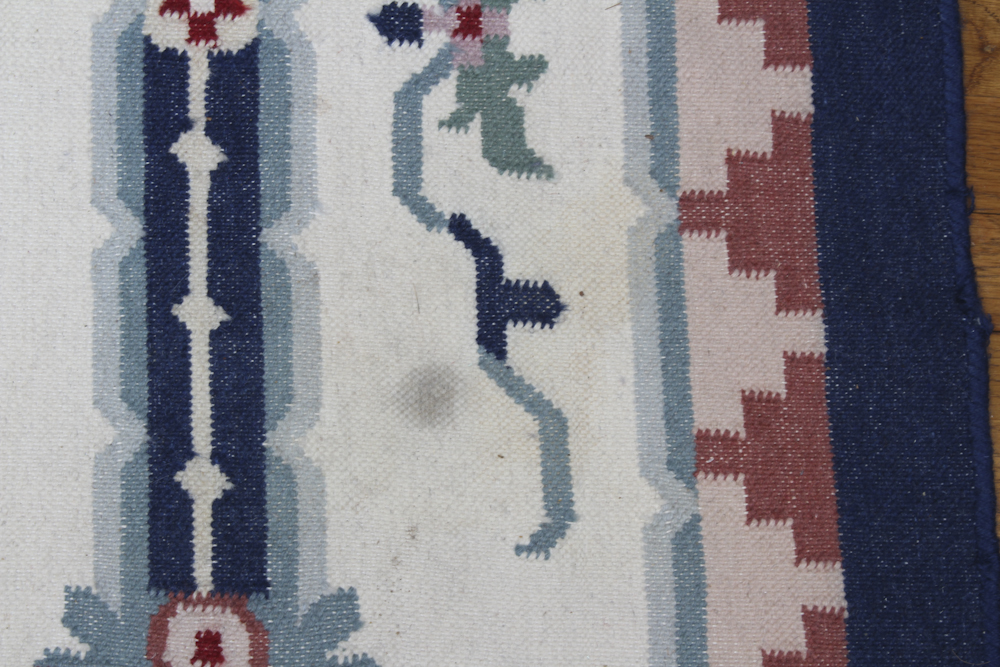 Handwoven Floral Area Rug