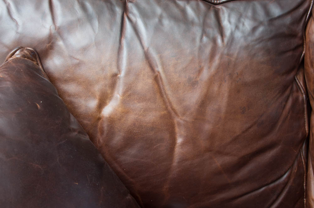 Brown Leather Sleeper Sofa