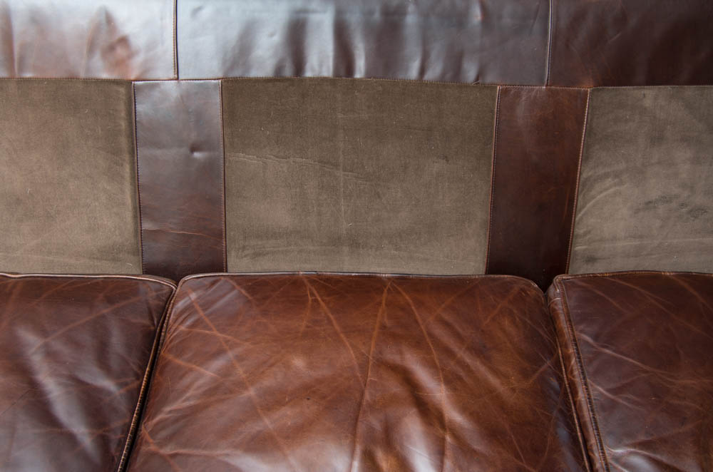 Brown Leather Sleeper Sofa