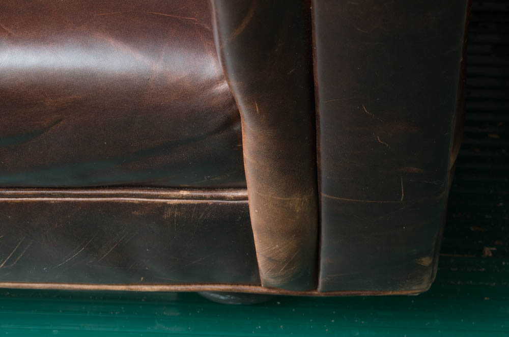 Brown Leather Sleeper Sofa