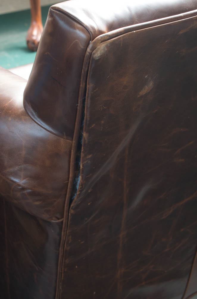 Brown Leather Sleeper Sofa