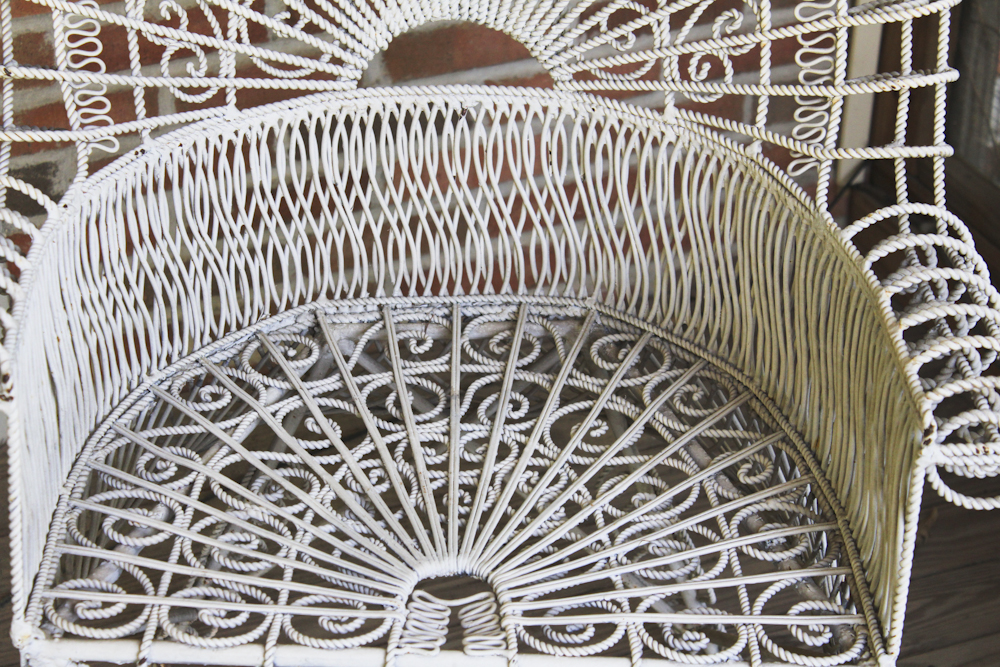 Outdoor Peacock Style Chair