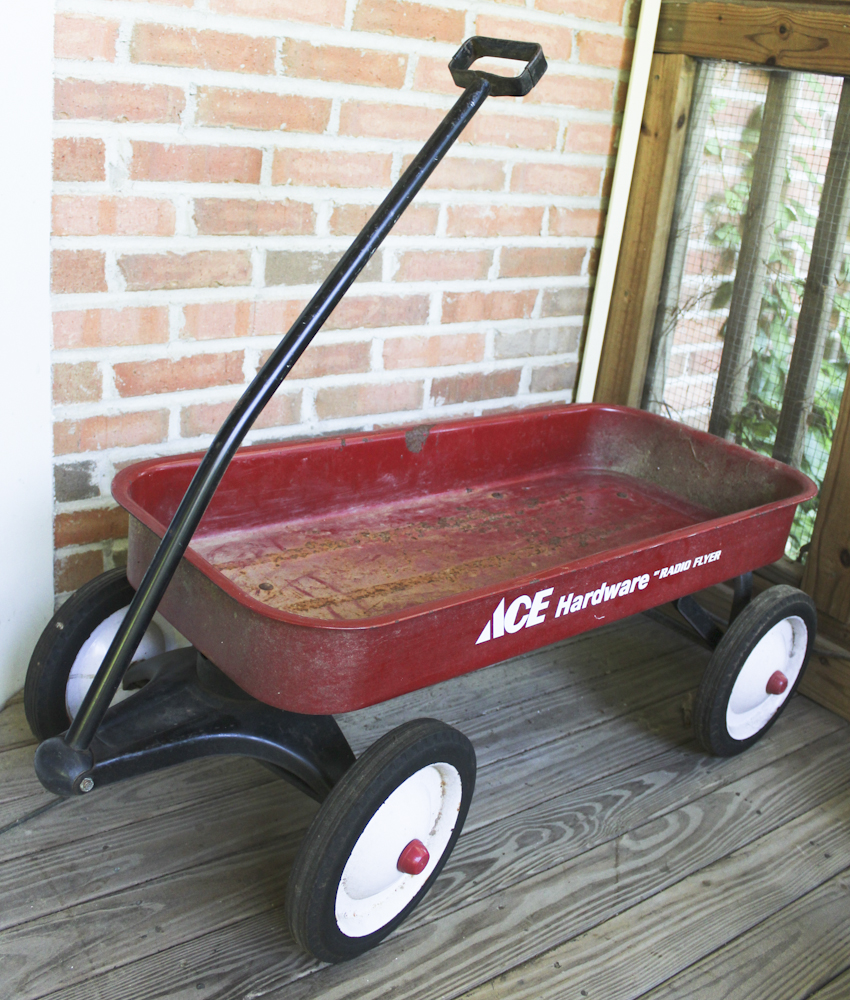 Collection of Radio Flyer Wagons