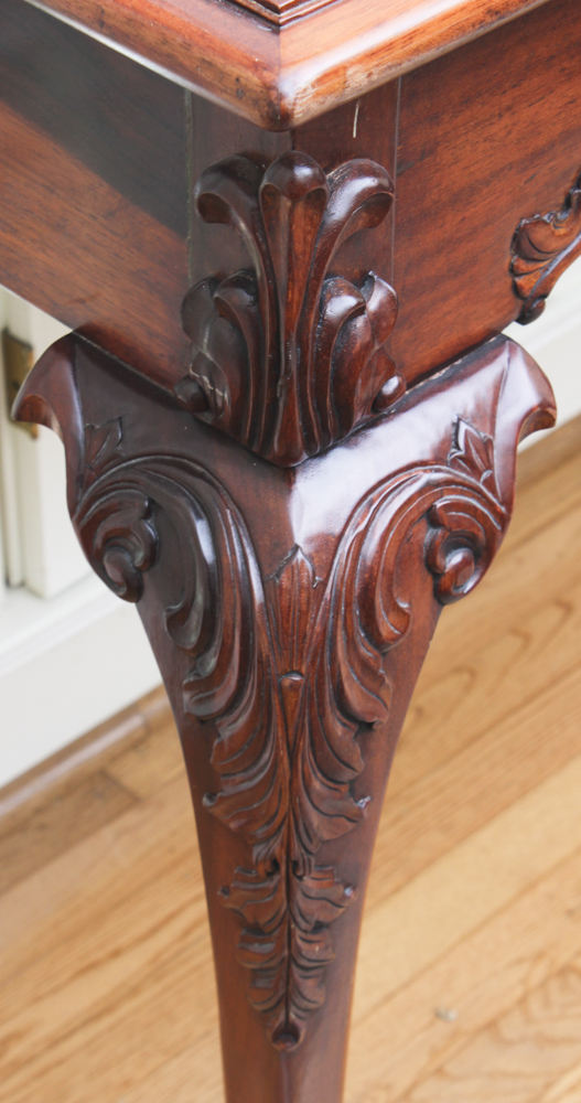 Chippendale Style Mahogany Console Table