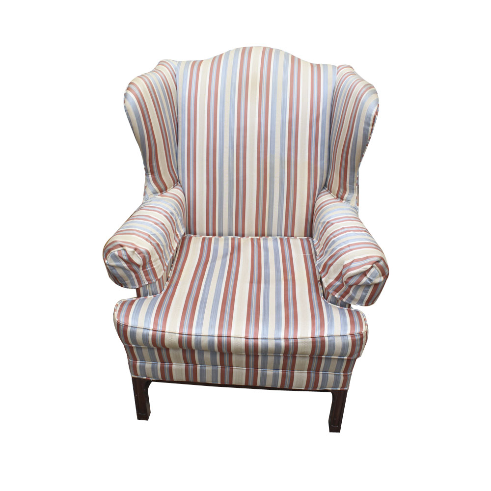 Upholstered Wingback Chair