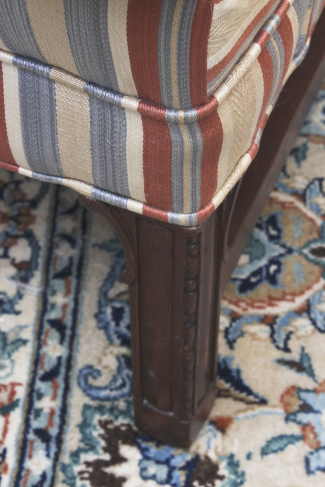 Upholstered Wingback Chair