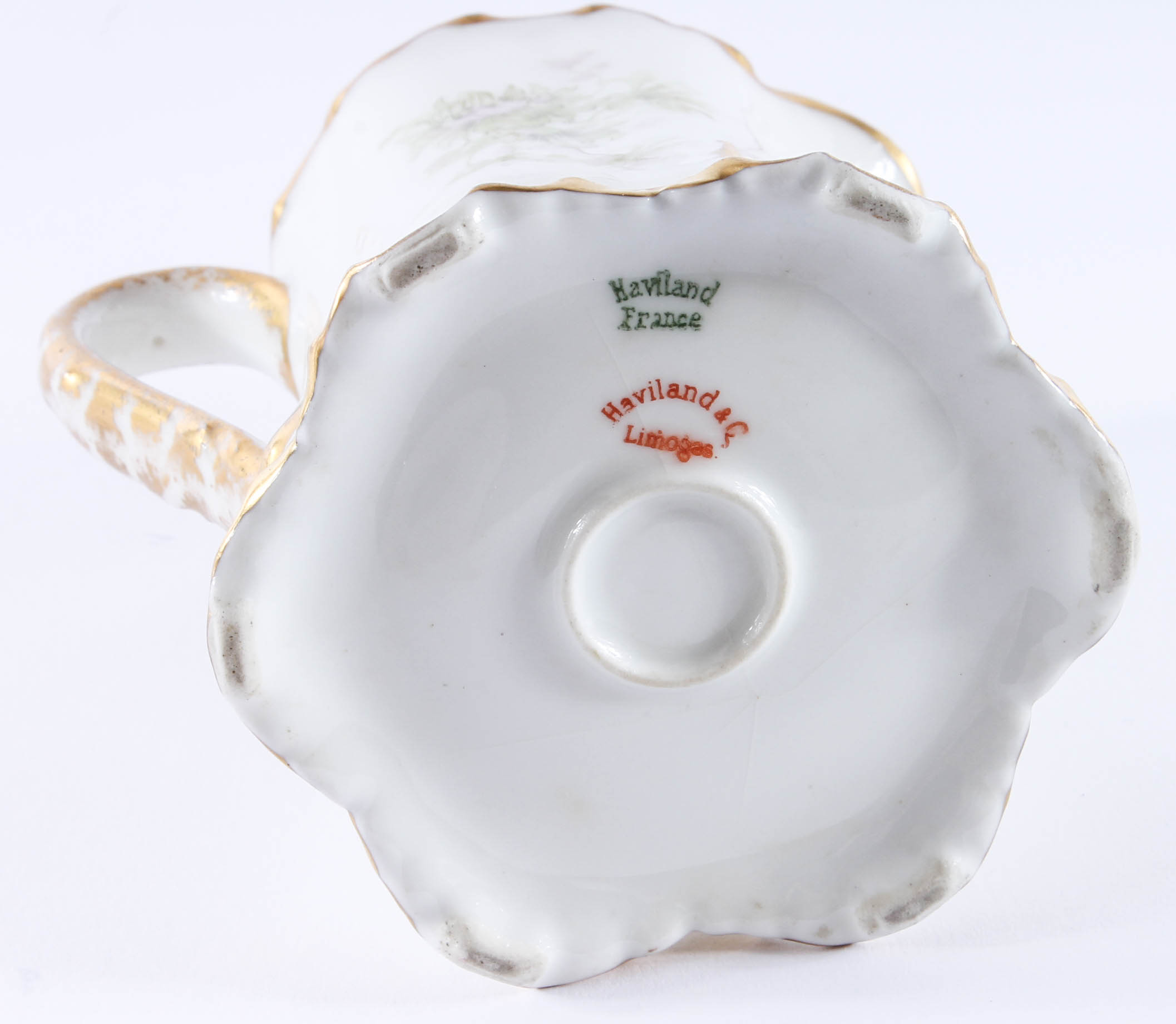 Three Hand Painted Haviland Limoges Creamers