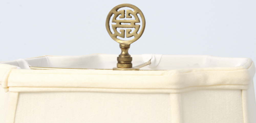 Gold Tone Candelabra Floor Lamp