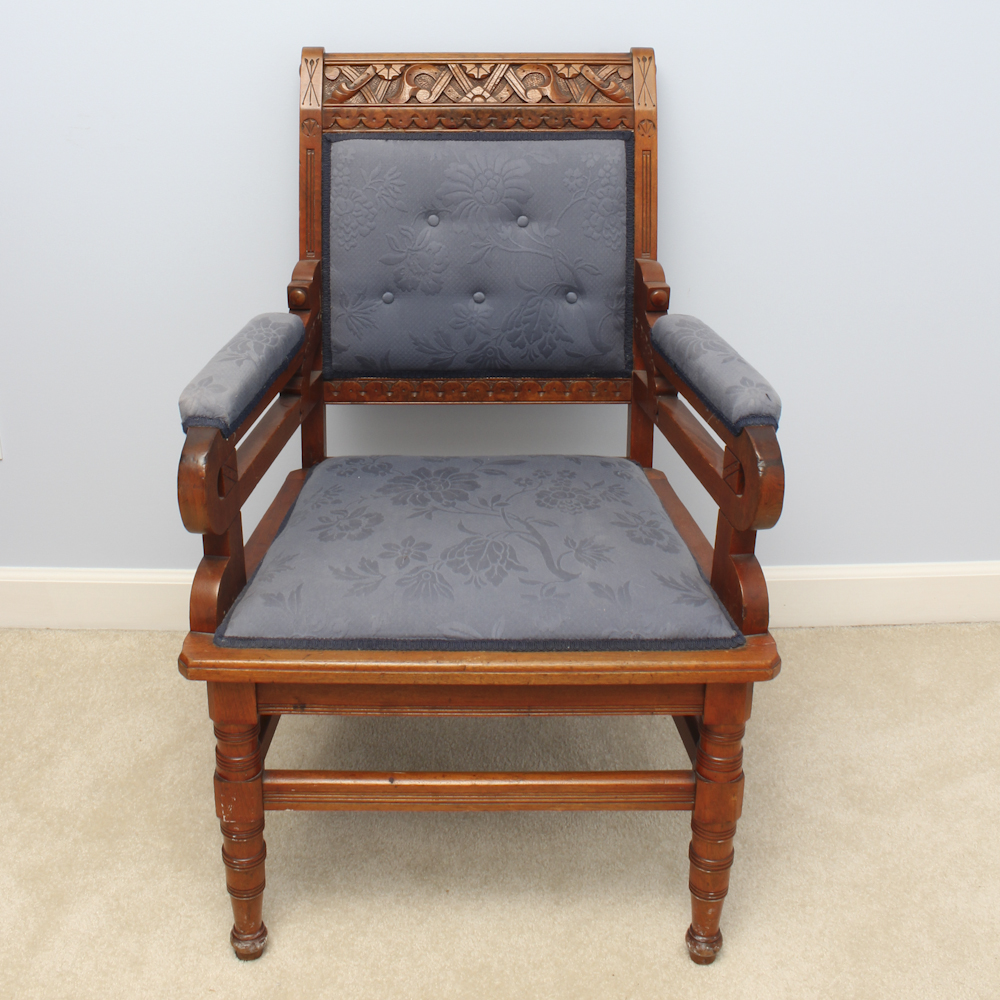 Antique Eastlake Parlor Chair