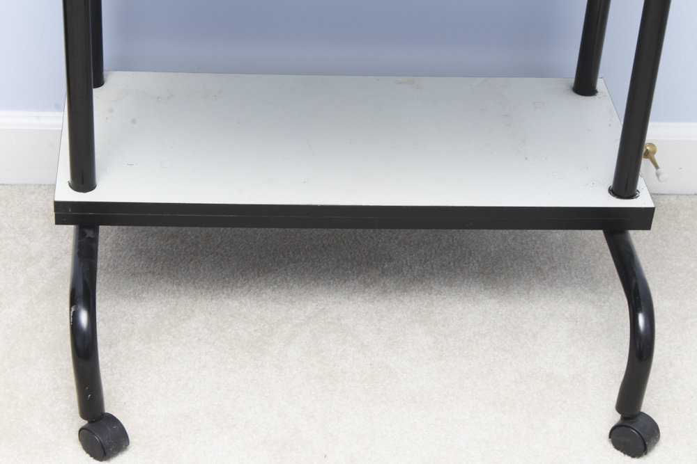 Metal Cart With IBM "Quietwriter 8" Typewriter Circa 1991