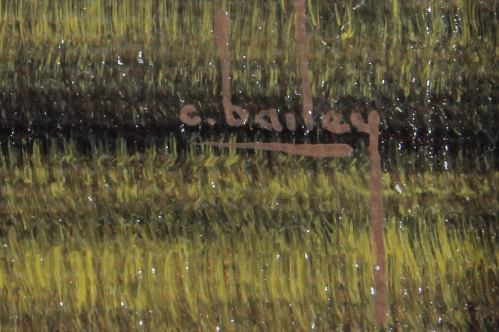 C. Bailey Oil Painting on Canvas "June's Clouds"