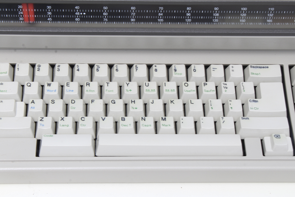 Metal Cart With IBM "Quietwriter 8" Typewriter Circa 1991