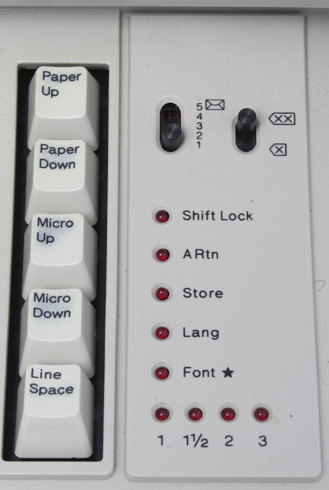 Metal Cart With IBM "Quietwriter 8" Typewriter Circa 1991