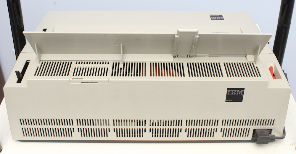 Metal Cart With IBM "Quietwriter 8" Typewriter Circa 1991