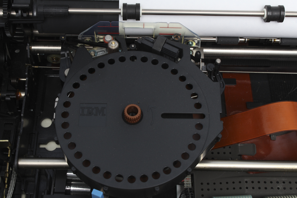 Metal Cart With IBM "Quietwriter 8" Typewriter Circa 1991