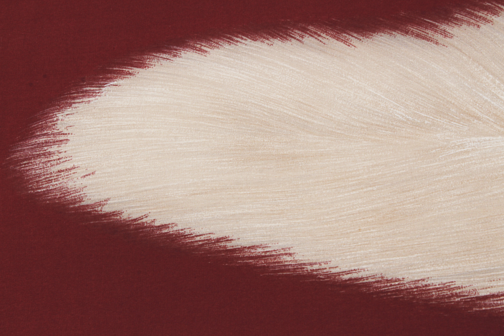 Mark Cross Painting on Fabric of a Persian Cat