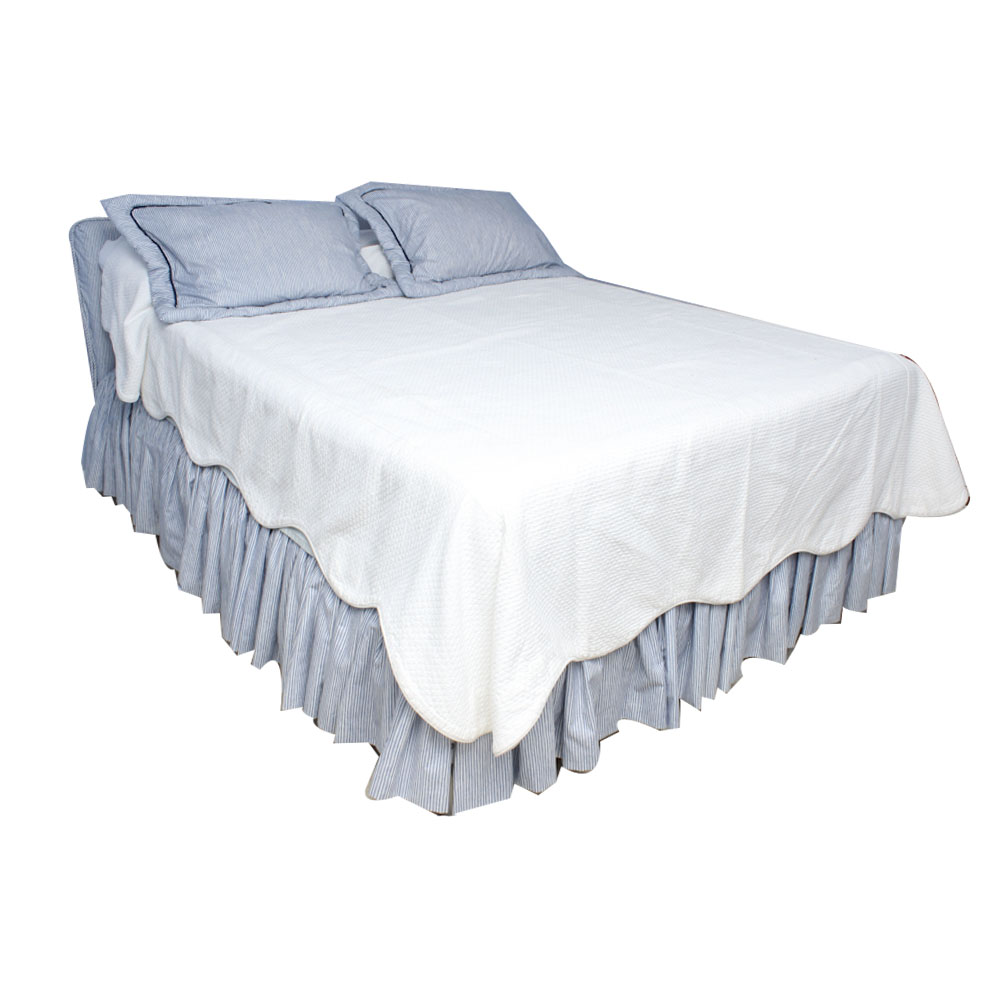 Queen Size Bed With Upholstered Headboard