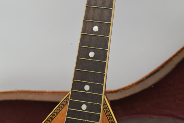 Antique Bowlback Mandolin and Case