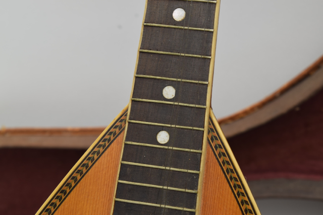 Antique Bowlback Mandolin and Case